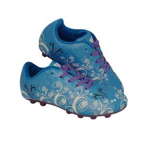 Vizari Soccer Girls Pre-owned Frost Blue Soccer Sneakers - sz. 12C